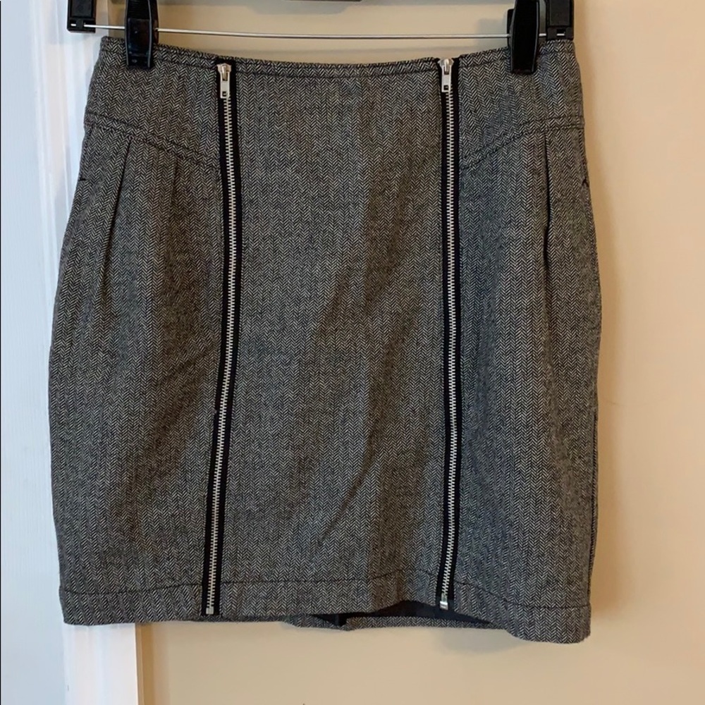 UO wool mini skirt